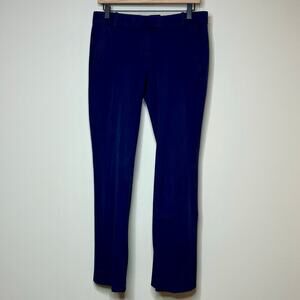 J.Crew Campbell Trouser Size 6T Blue Stretchy